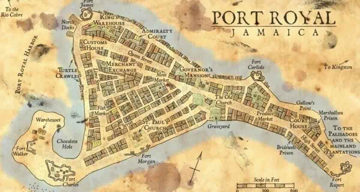 Ямайское землетрясение: гибель Порт-Ройала